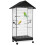 PawHut Jaula para Pájaro Negro 79 x 65 x 155 cm 1