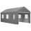 Outsunny Carpa para Garaje Gris 600 x 295 x 278 cm 1