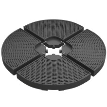 Base para Sombrilla Negro 100 x 100 x 8 cm