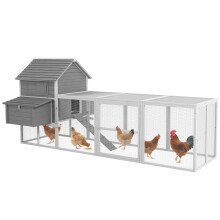 Gallinero Gris 310.5 x 149.5 x 149 cm