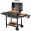 Outsunny Barbacoa de Carbón Negro 133.5 x 65 x 110 cm 1