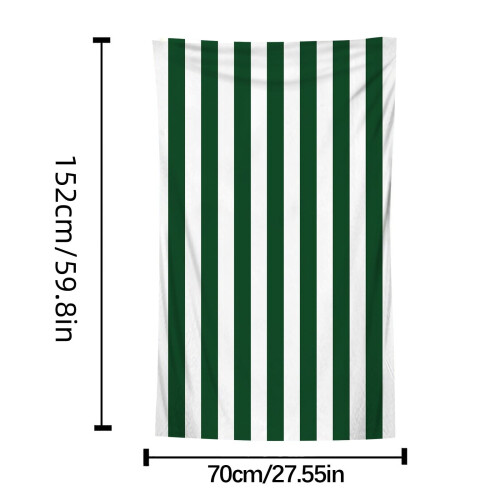 Quick Dry Beach Towel Stripe Microfiber 1 Pack 2