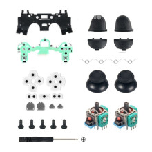 Zestaw Joysticka 3D do Kontrolera dla PS4 JDM 011 1100 1000 Wersja Amerykańska L1 R1 L2 R2 Przycisk Spustowy Przewodzący Gumowy Kabel Elastyczny