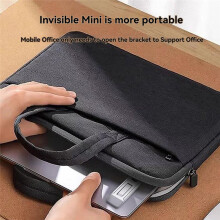 2 PCS Portable Invisible Laptop Stand Zinc Alloy Laptop Feet Lifter Foldable Laptop Cooling Riser