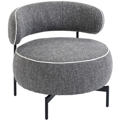 Homcom Butaca de Salón Gris 81 x 82 x 73 cm