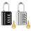 Resettable Waterproof Combo Padlock 4-Digit 2-Pack 1