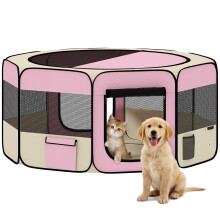 Parque para Mascota Rosa 90 x 90 x 41cm