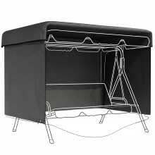 Funda para Columpio Negro 215 x 155 x 150 cm