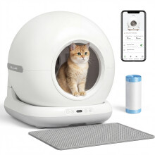 Arenero Gatos Autolimpiable Blanco 58.1 x 47.5 x 53 cm