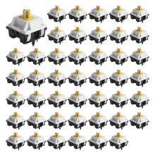 Penguin 5 Pin 50gf Tactile Silent for MX Mechanical Keyboards Ideal for Typing, 45pcs Pack