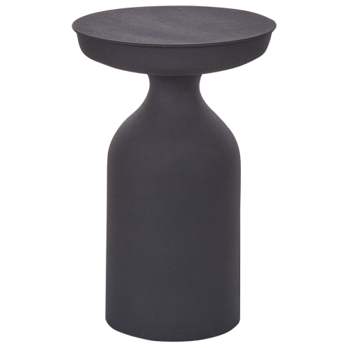 Beliani Side Table TENJO Metal Black