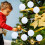 Christmas Balls Flocked 10 cm White 2 pcs 4