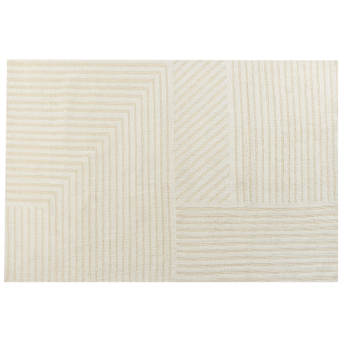 Beliani Rug ABEGUM Beige 200 x 300 cm Wool