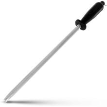 (As show, One size) Fusil à aiguiser professionnel en acier au carbone, tige d'affûtage de 25 cm, aiguiseur de couteaux
