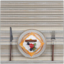 (As show, One size) Ensemble de 4 sets de table faciles à nettoyer pour la table à manger, résistants à la chaleur, lavables,