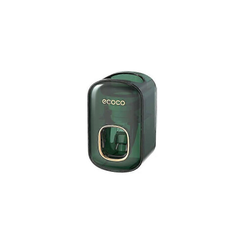 (As show, One size) Waterproof and dust-free automatic wall-mounted toothpaste dispenser Black