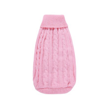 Dog Sweater Knitted Hoodie with Pocket for Small Dogs