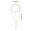 WZXPWT Exotic Multi-Layer Tassel Anklet Bohemian Metal 3