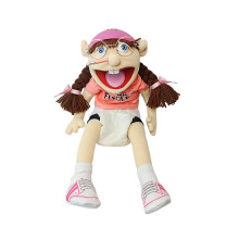 (Sister Phoebe) Jeffy Puppet Plysch Gosedjur, Jeffy Handdocka Plysch, Present till Barn Vuxen