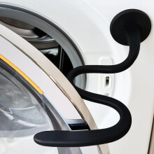 Magnetic Washer Door Prop Holder Black