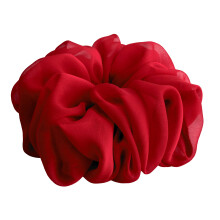 Soft Chiffon Scrunchies 38 Colors Large Ponytail Holders