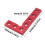 Carpenter Square Aluminum 100 mm 90 Degree 2