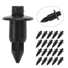 Plastic Rivet Trim Clips 6mm 20 Pcs