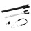 Rubber Boat Motor Bracket Fixing  Adjustable Absorber Ship Outboard Engine Fixing Bracket Hull  Protector Black 1
