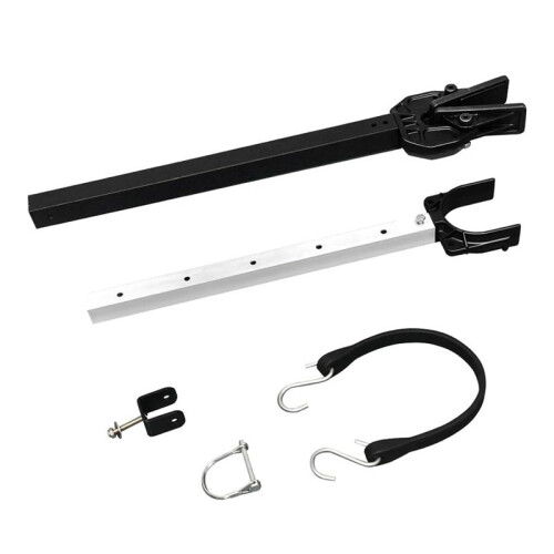 Rubber Boat Motor Bracket Fixing  Adjustable Absorber Ship Outboard Engine Fixing Bracket Hull  Protector Black