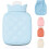 Mini Hot/Cold Compress Bag Silicone Microwaveable Blue 1