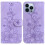 Purple PU Leather Flip Wallet Case for iPhone 13 Pro Max 1