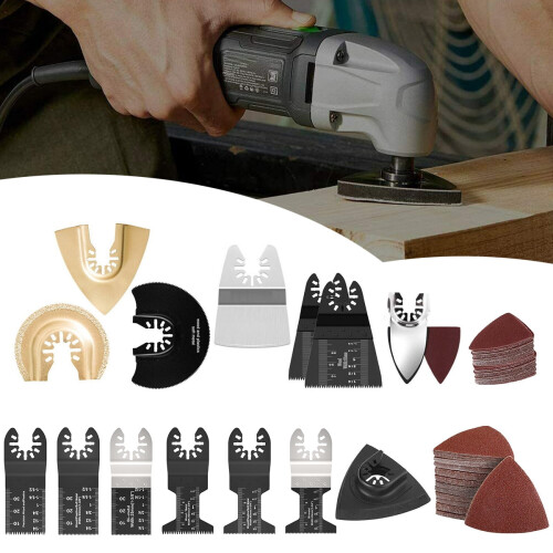 Verlacod Oscillating Saw Blades 124Pcs Compatible with
