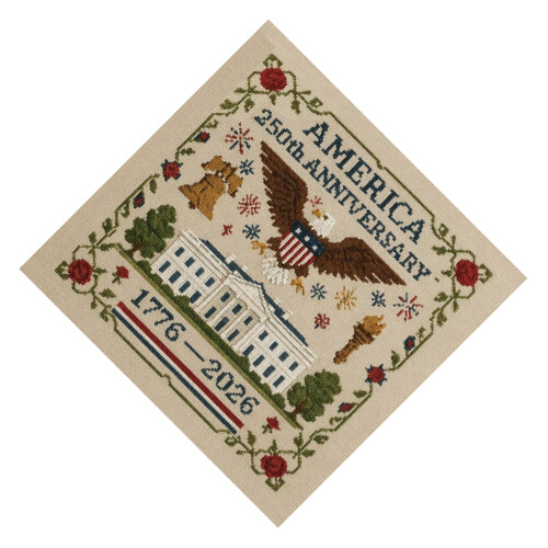 US 250th Anniversary Cross Stitch Pattern Kit