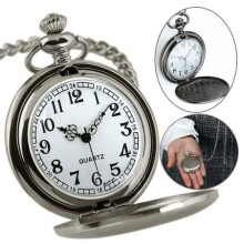 JOR Classic Vintage Quartz Pocket Watch with Arabic