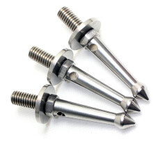 6Pcs Stainless 3/8 Inch Tripod Foot Spikes for Softer Looser Terrain Spikes for //Siri/Benro, Etc.Tripod