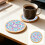 DIY Mosaic Tile Coaster Kit Wooden Cup Mat Set 4 pcs 1