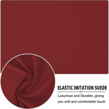 (As show, One size) Nappe rectangulaire en cuir, bord élastique, lavable, idéale pour l'extérieur, la terrasse, la cuisine