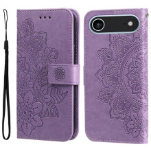 Purple PU Leather Flip Wallet Case for iPhone Air 6.5 inch