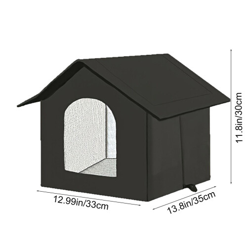 Waterproof Pet House with Insulation Foldable Aluminum Foil 2