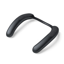 Neck Wearable Wireless Speaker, Portable Stereo Music Player with Microphone, Bass, Hands-Free Functionality A
