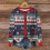 Women's Casual Cardigan Sweater - Printed Knit, Long 1