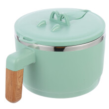 Insulated Noodle Bowl with Lid Light Green 1 Piece