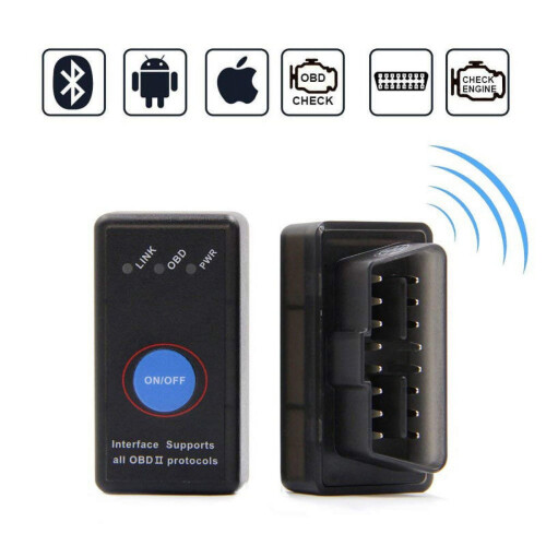 OBD2 Scanner Bluetooth 4.0 ELM327 V1.5 Diagnostic Tool