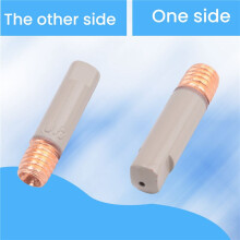 MB 15AK Welding Contact Tips Coating Protect 25mm M6 Gas Nozzle Tip MIG Welding Torche Welding Tool Parts 0.8mm