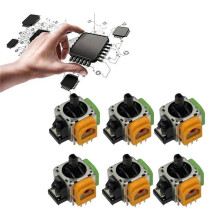 6 Sztuk dla PS4 Hall Elektromagnetyczny Joystick Wysokiej Precyzji Regulowany Elektromagnetyczny IC Hall Thumbstick 3D Analog Stick