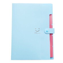Expanding File Folder with Index Tabs A4 3-Pocket Organizer