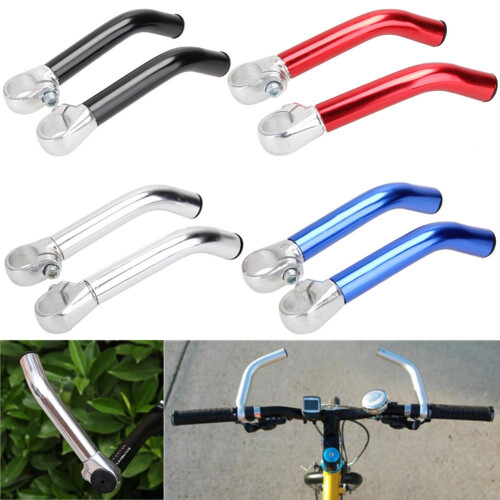 Bicycle Handlebar End Grips Aluminum Alloy 2 Pcs
