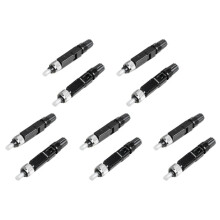 10Pcs FC Single-Mode Cold Splice Optical Fiber Cable Splice Connector Pre-Buried Fiber Optic Quick Connector