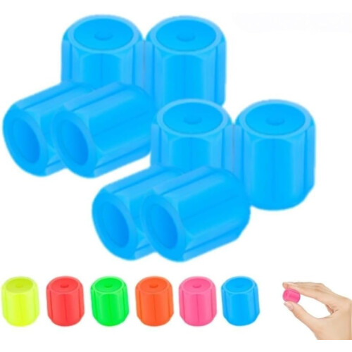 Waterproof Luminous Tire Valve Caps 8-Piece Set