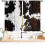 Cow Print Curtains Rustic Brown 2 Panel 55x39 inch 1